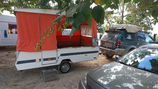 Caravana plegable vintage