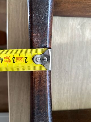 Estante madera 2 cajones - 44x18x48cm