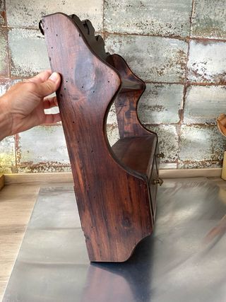 Estante madera 2 cajones - 44x18x48cm