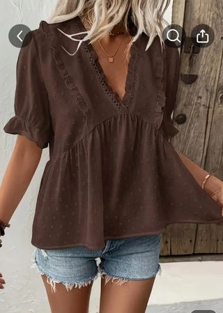 Blusa marrón XXL
A estrenar