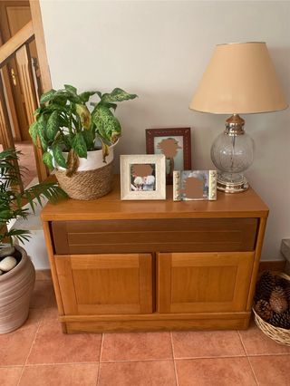 Mueble salón madera - Almacenaje