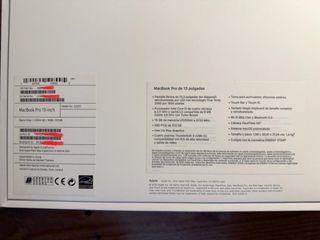 MacBook Pro 13" A2251 Gris Plata 2020 Batería Nuev
