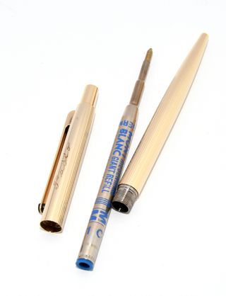 Boligrafo Montblanc dorado