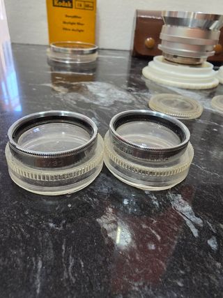 Accesorios fotográficos vintage Schneider & Kodak