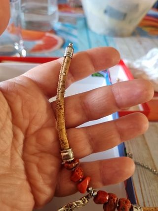 Collana Cavalluccio Marino - Corallo