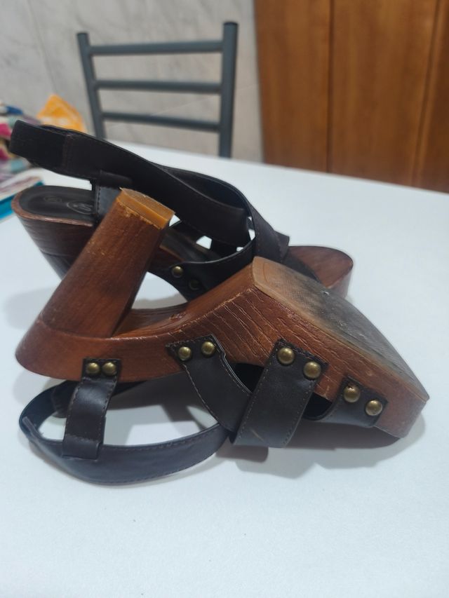 Sandalias tacón Inside 38. Como nuevas