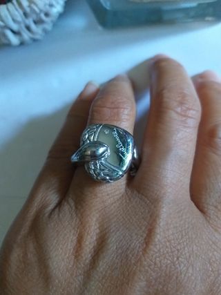 Anello e Ciondolo Serpente acciaio 