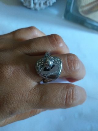 Anello e Ciondolo Serpente acciaio 