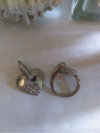 Anello e Ciondolo Serpente acciaio 