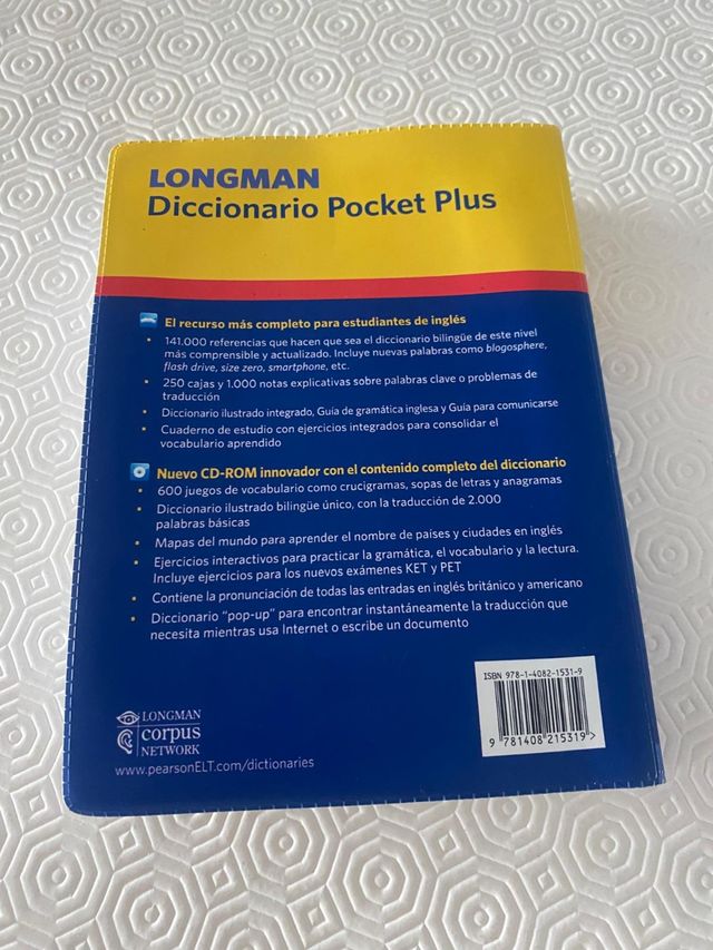 LONGMAN DICCIONARIO POCKET PLUS FLEXI & CD-ROM ...