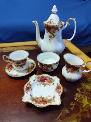 Juego café Royal Albert Old Country Roses