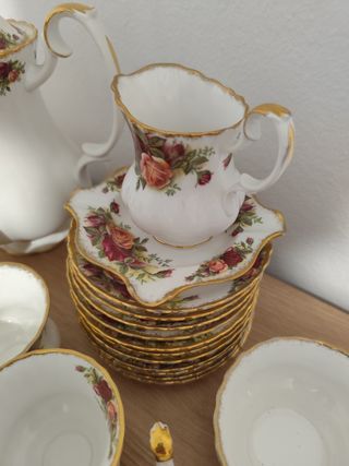 Juego café Royal Albert Old Country Roses