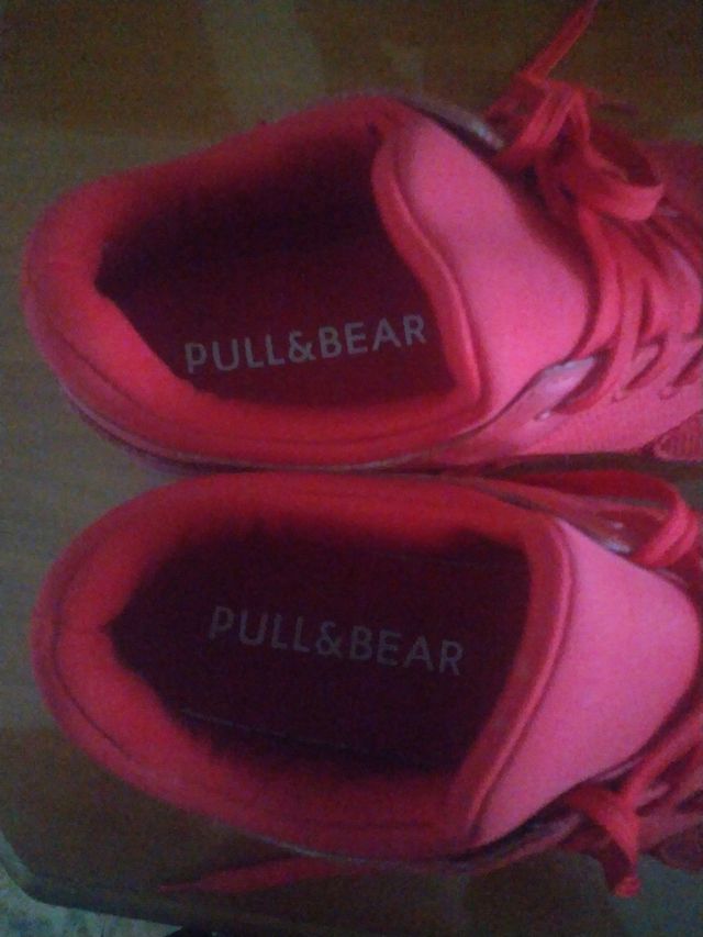 Zapatillas Pull & Bear rojas - Talla 44