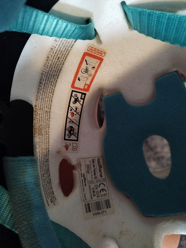 Bicicleta Decathlon niña 20" azul