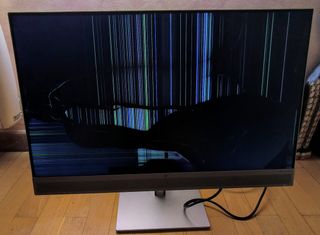 Monitor HP E273M - Pantalla dañada
