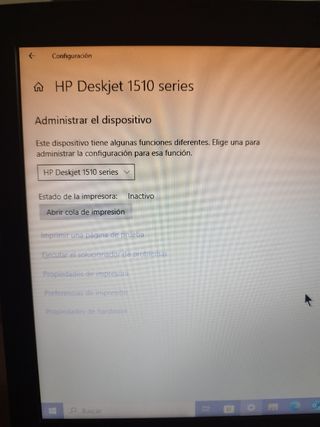 Impresora HP Deskjet 1510: para reparar o piezas