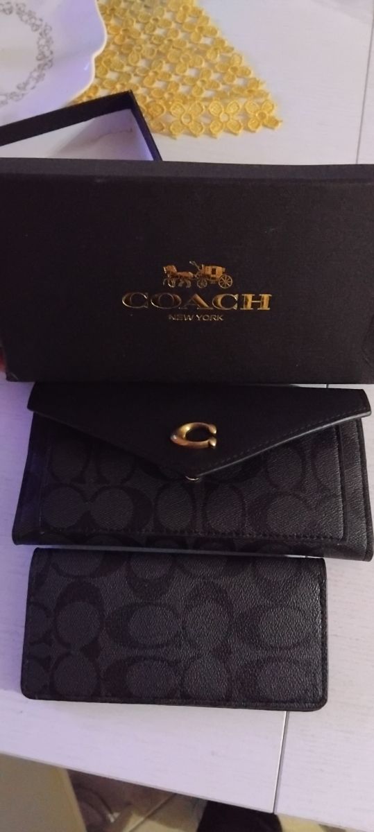 Portafoglio Coach nero