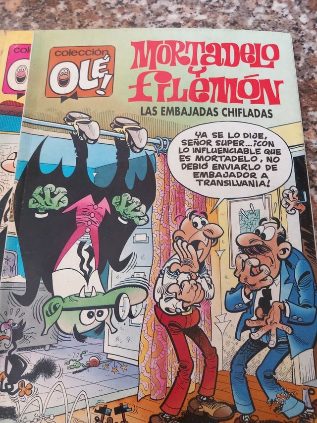 Lote 5 cómics Mortadelo y Filemón