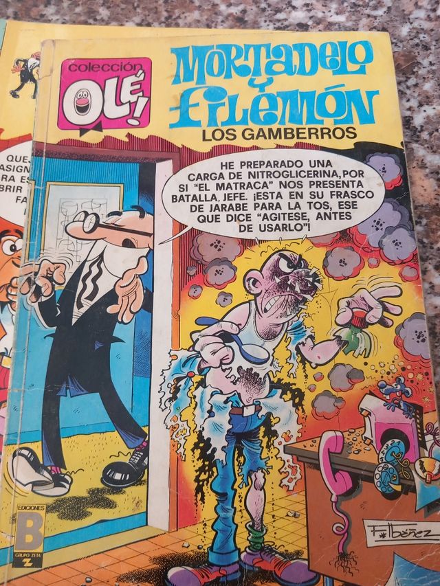 Lote 5 cómics Mortadelo y Filemón