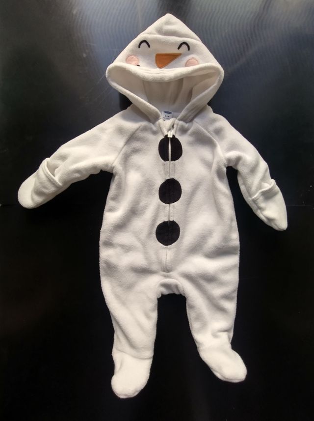 Abrigo o sobre-pijama bebé invierno 0-3M