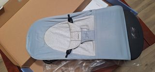 Hamaca BabyBjörn Balance Soft Azul y Gris