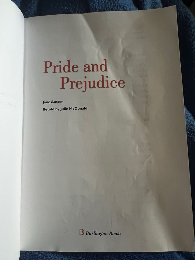 Pride and prejudice B1