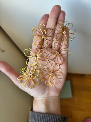 Pendientes maxi dorados