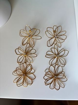 Pendientes maxi dorados