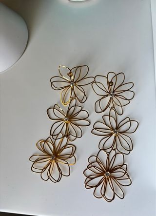 Pendientes maxi dorados