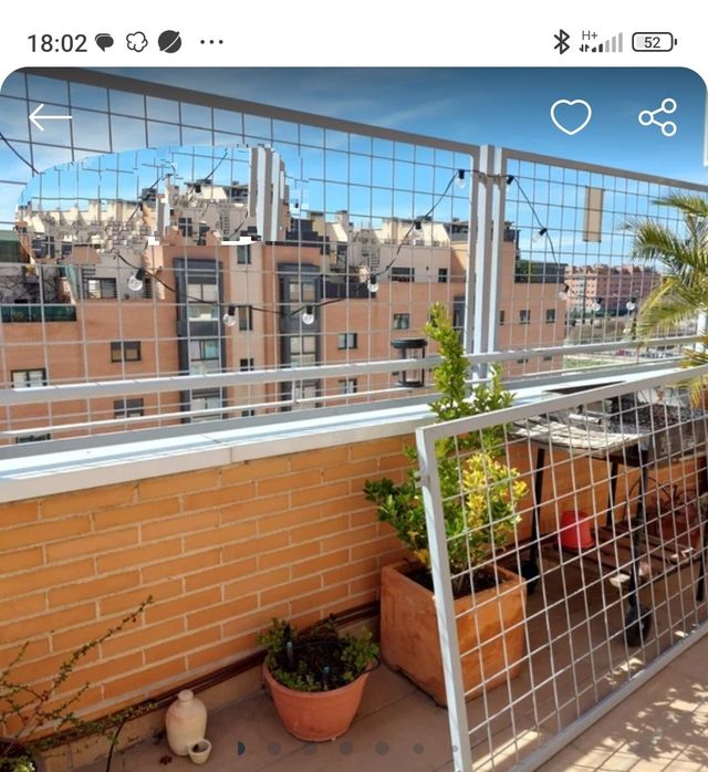 Vallas metálicas jardín/terraza