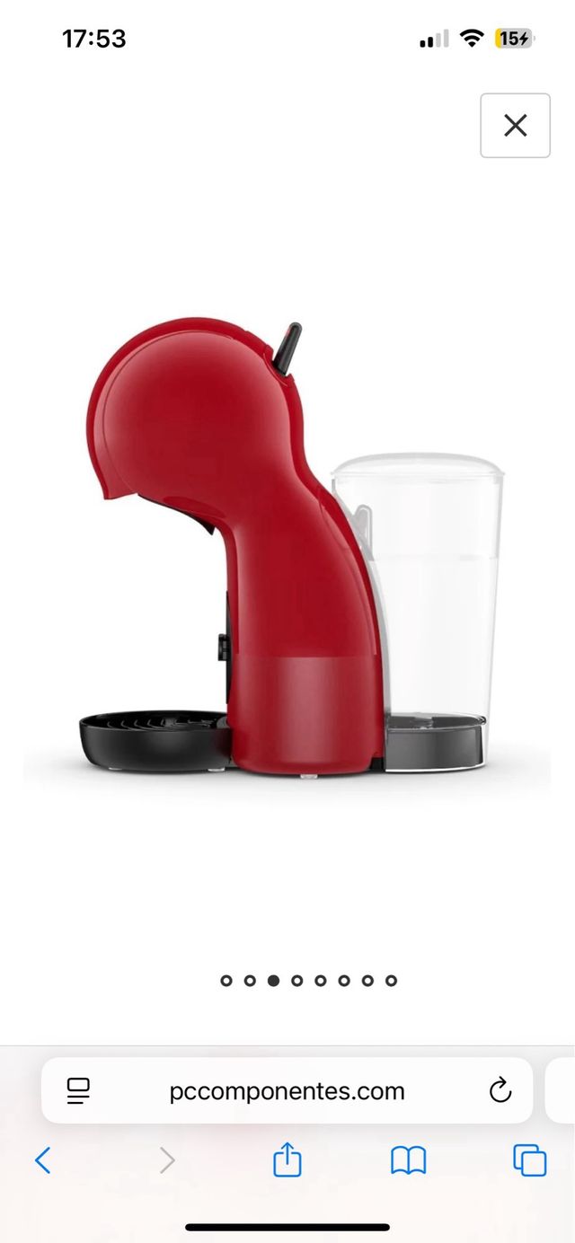 Cafetera Krups Piccolo XS roja