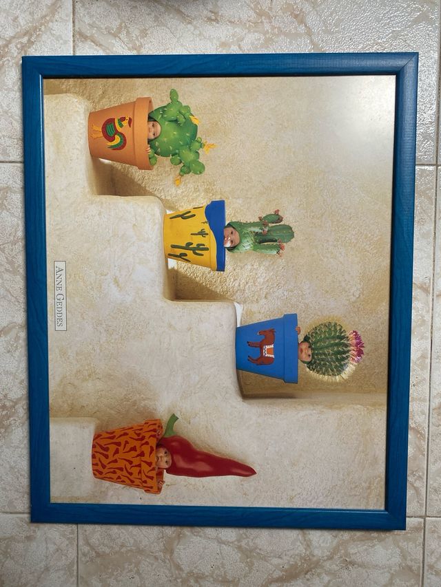 Quadro per bambini che decora Anne Geddes: Cactus Babies