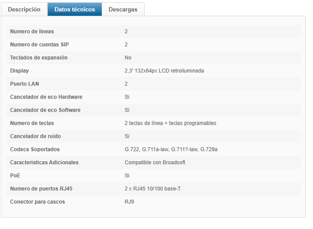 Panasonic KX-HDV130 Teléfono IP