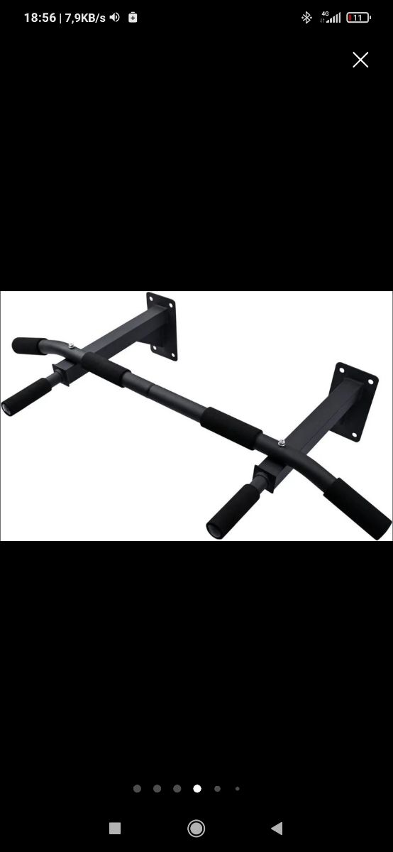 Barra Dominadas Pared 140kg