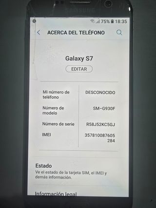 Samsung Galaxy S7 Edge 32GB -DORADO