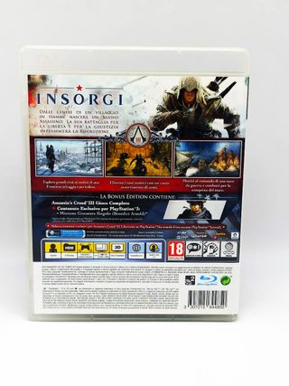 Assassin's Creed 3 PS3 ITA