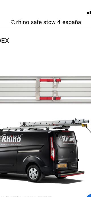 Porta escaleras furgoneta semiautomático rhino