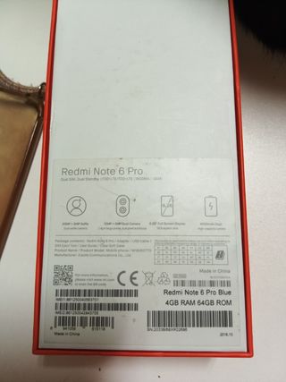 Xiaomi Redmi Note 6 Pro - Negro