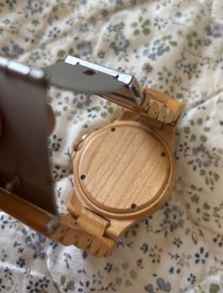Orologio Bewell legno beige uomo