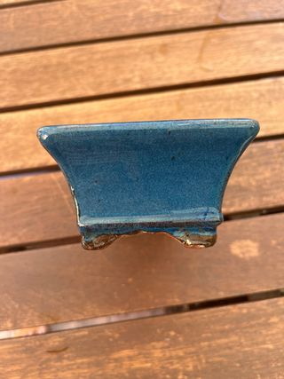 Maceta Bonsái Azul Vintage