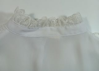 Blusa blanca vintage