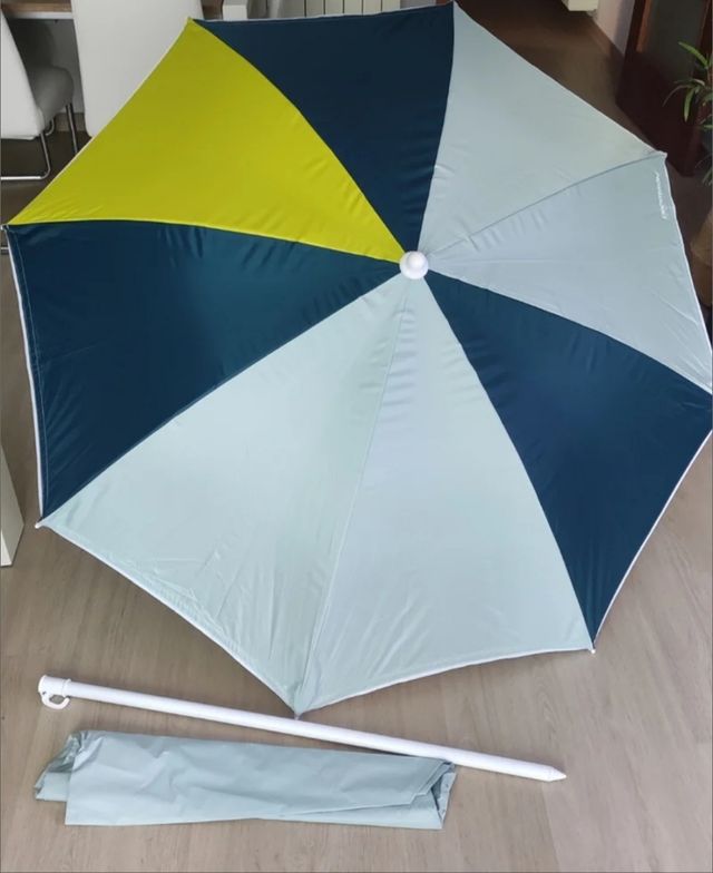 Sombrilla refugio con paraviento UPF50