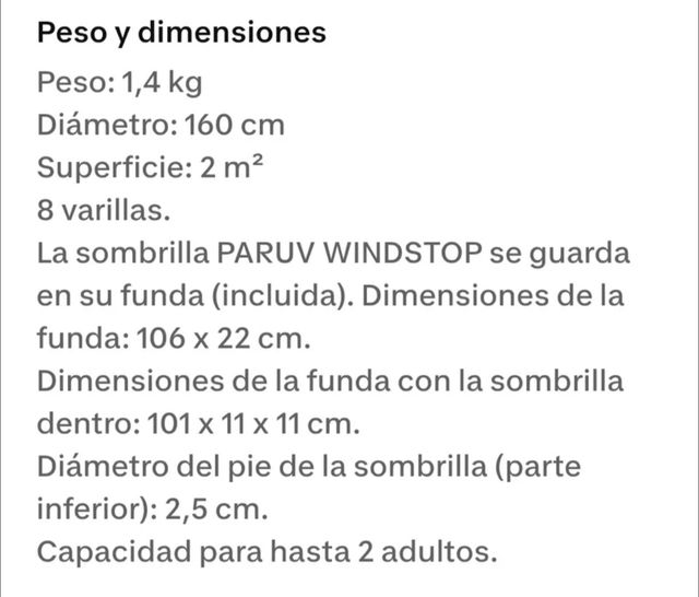 Sombrilla refugio con paraviento UPF50