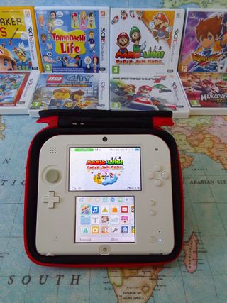 ❤️Nintendo 2DS Blanca + 8 Juegos