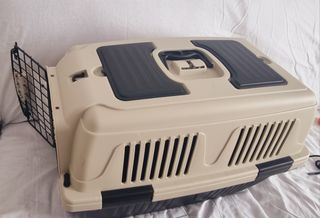 Transportín Perros Deluxe Beige-Gris