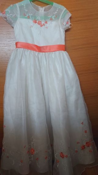 Vestido niña talla 6-8  para comunión/ocasiones 