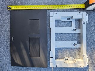 Pulsador Inodoro Roca AC4 matt  - Negro