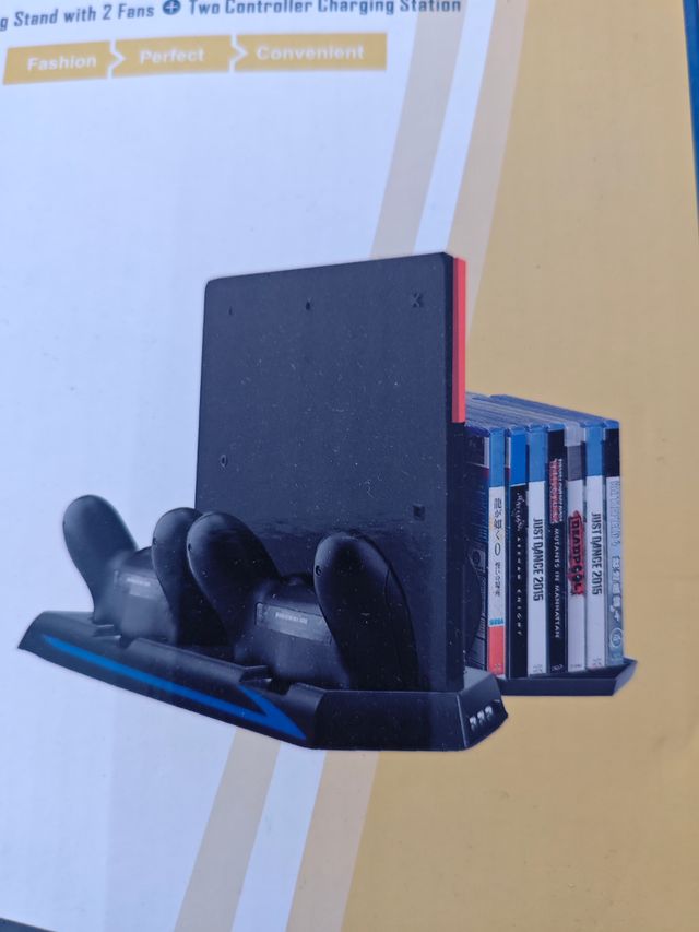 Base refrigeradora PS4 (PlayStation 4) - 2 ventila
