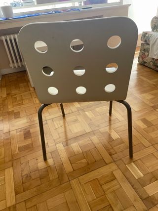 Silla IKEA blanca / negra