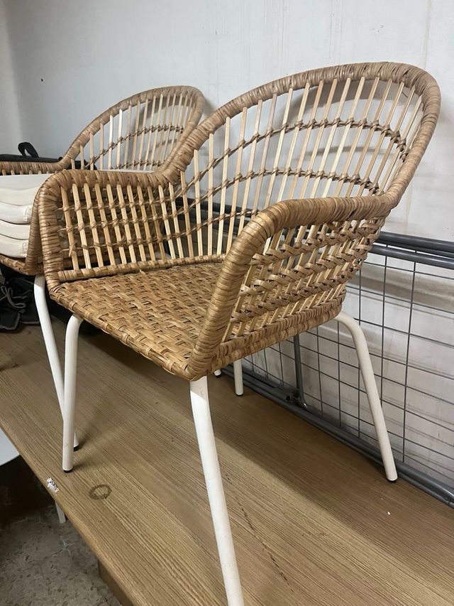 4 Sillas Comedor Rattan